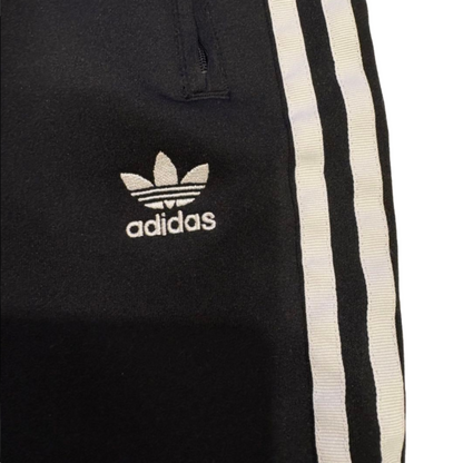 adidas アディダス トラックパンツ ジャージ スリムタイプ 黒 S