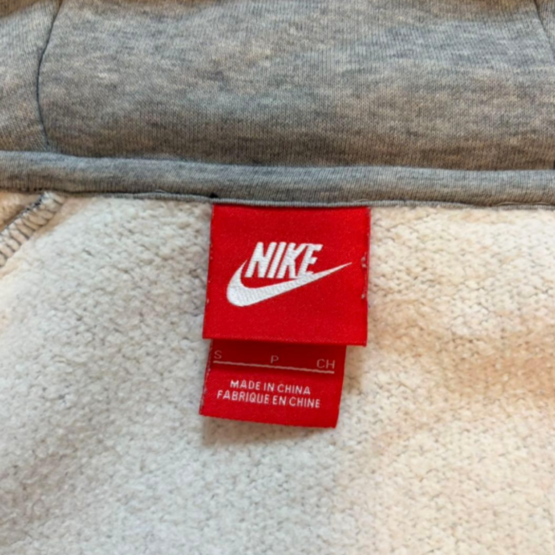 ナイキ NIKE テックフリース ウィンドランナー フルジップパーカー 黒グレー S