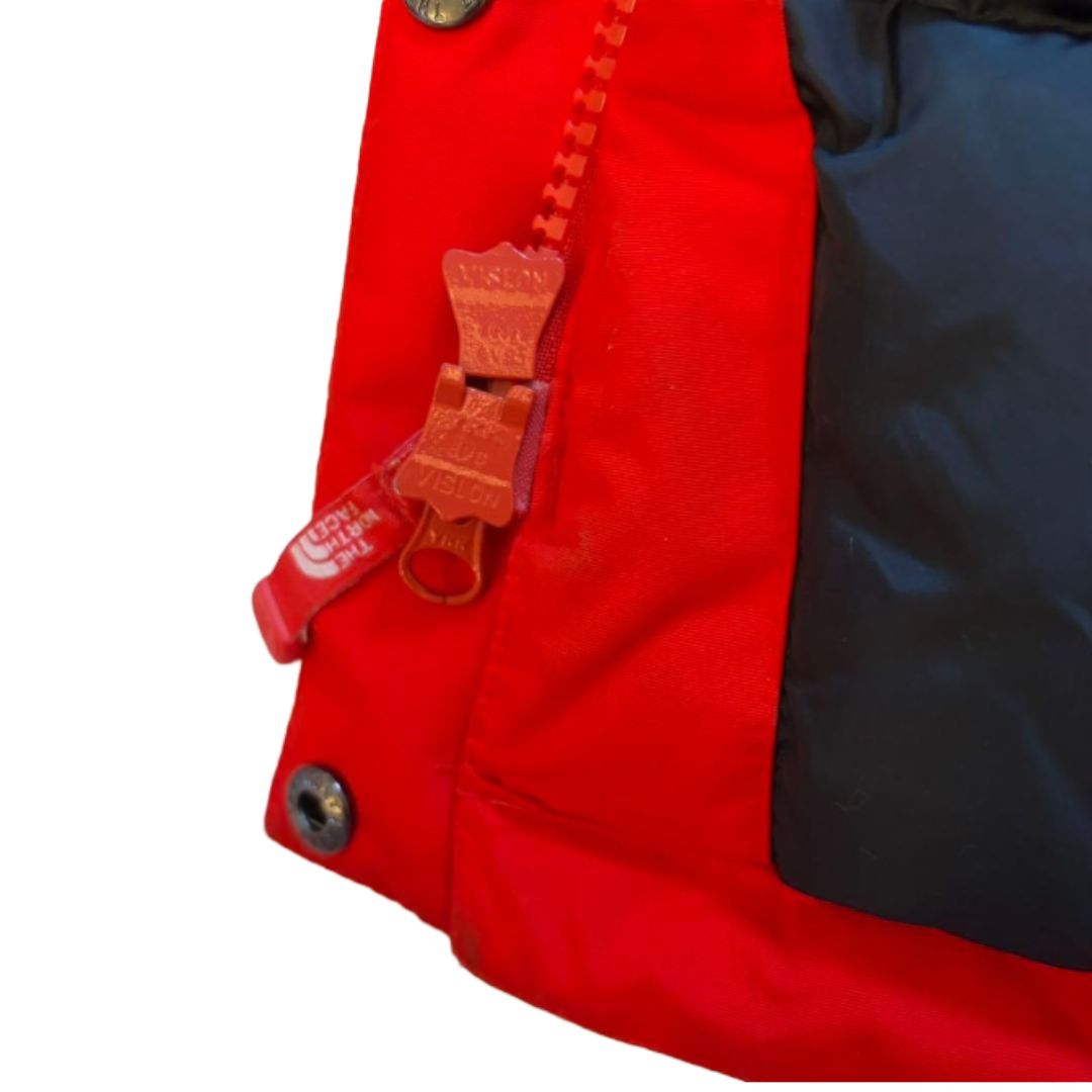 THE NORTH FACE Long Down Coat Down Parka Red M