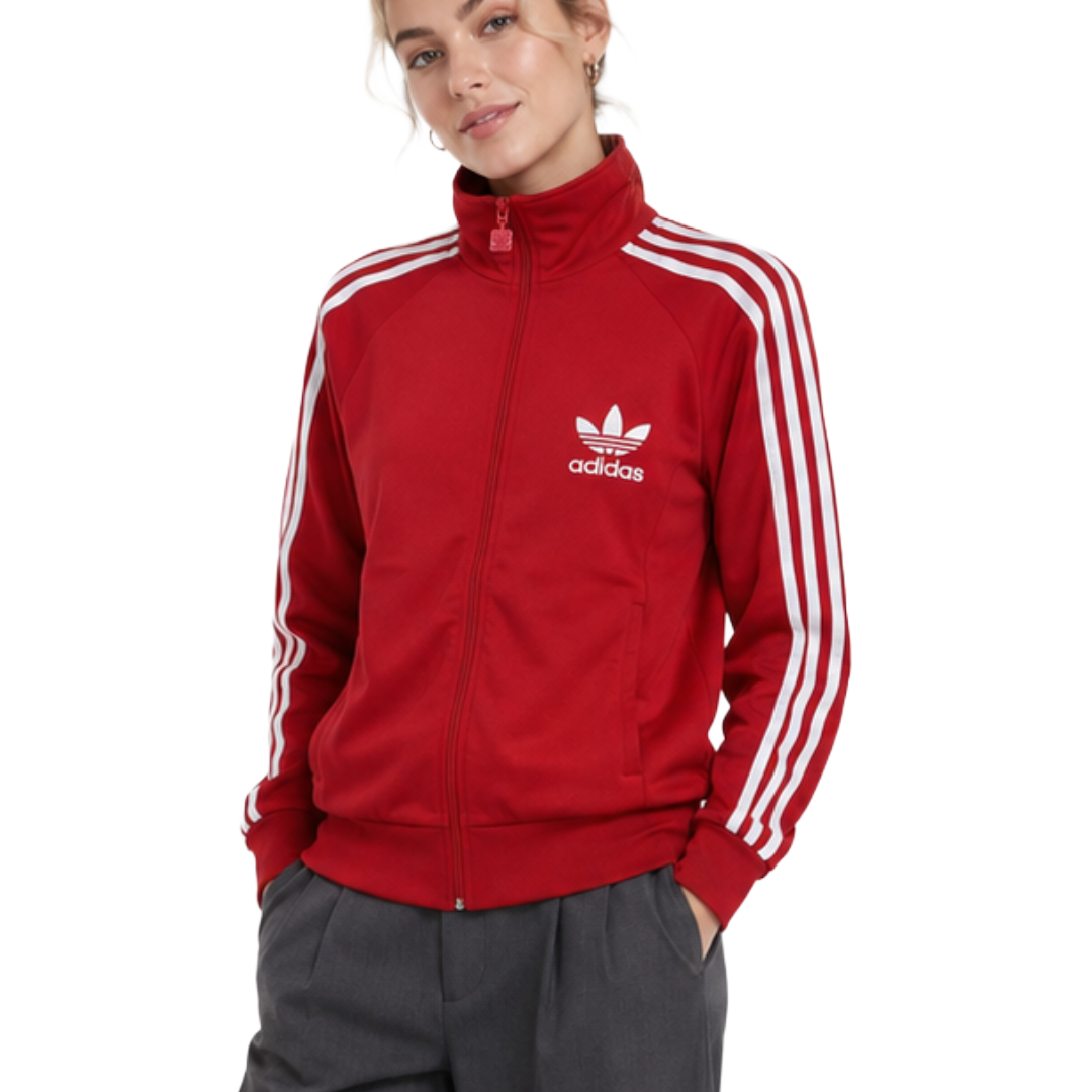 adidas アディダス ヨーロッパシリーズ トラックジャケット レッド S