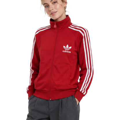 adidas アディダス ヨーロッパシリーズ トラックジャケット レッド S