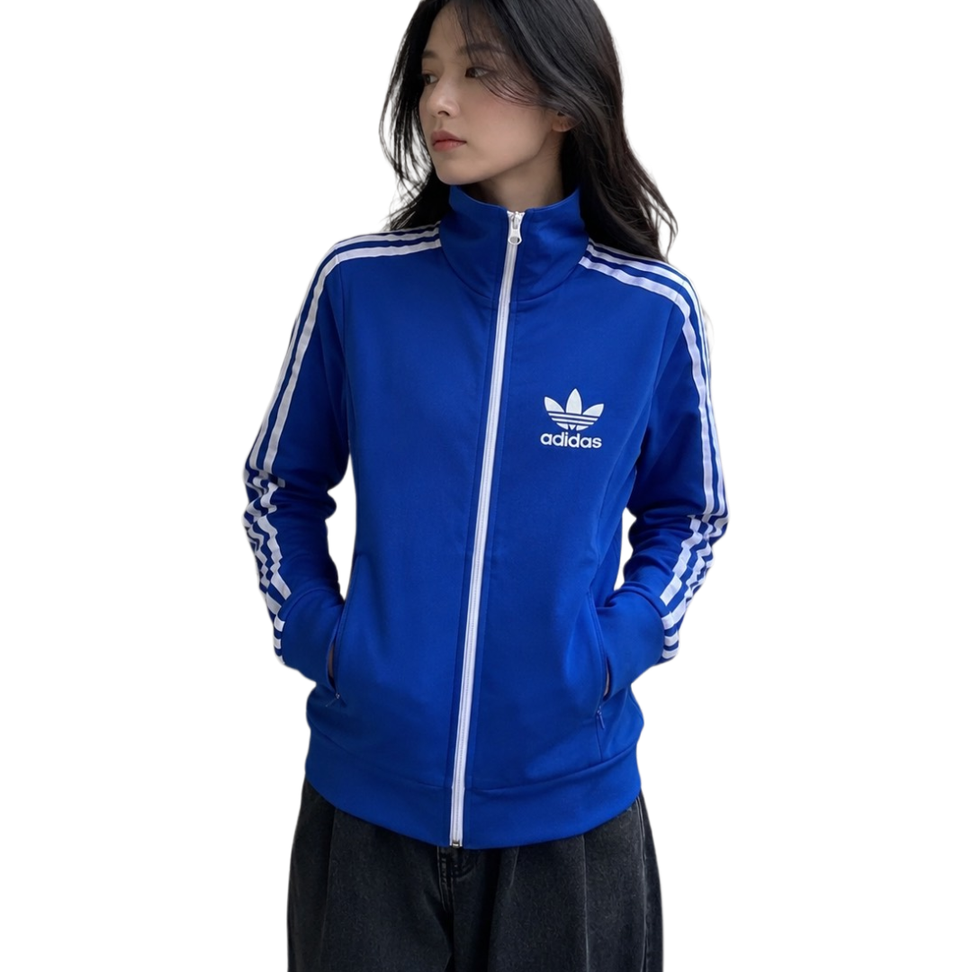 adidas アディダス トラックジャケット ジャージ ブルー S