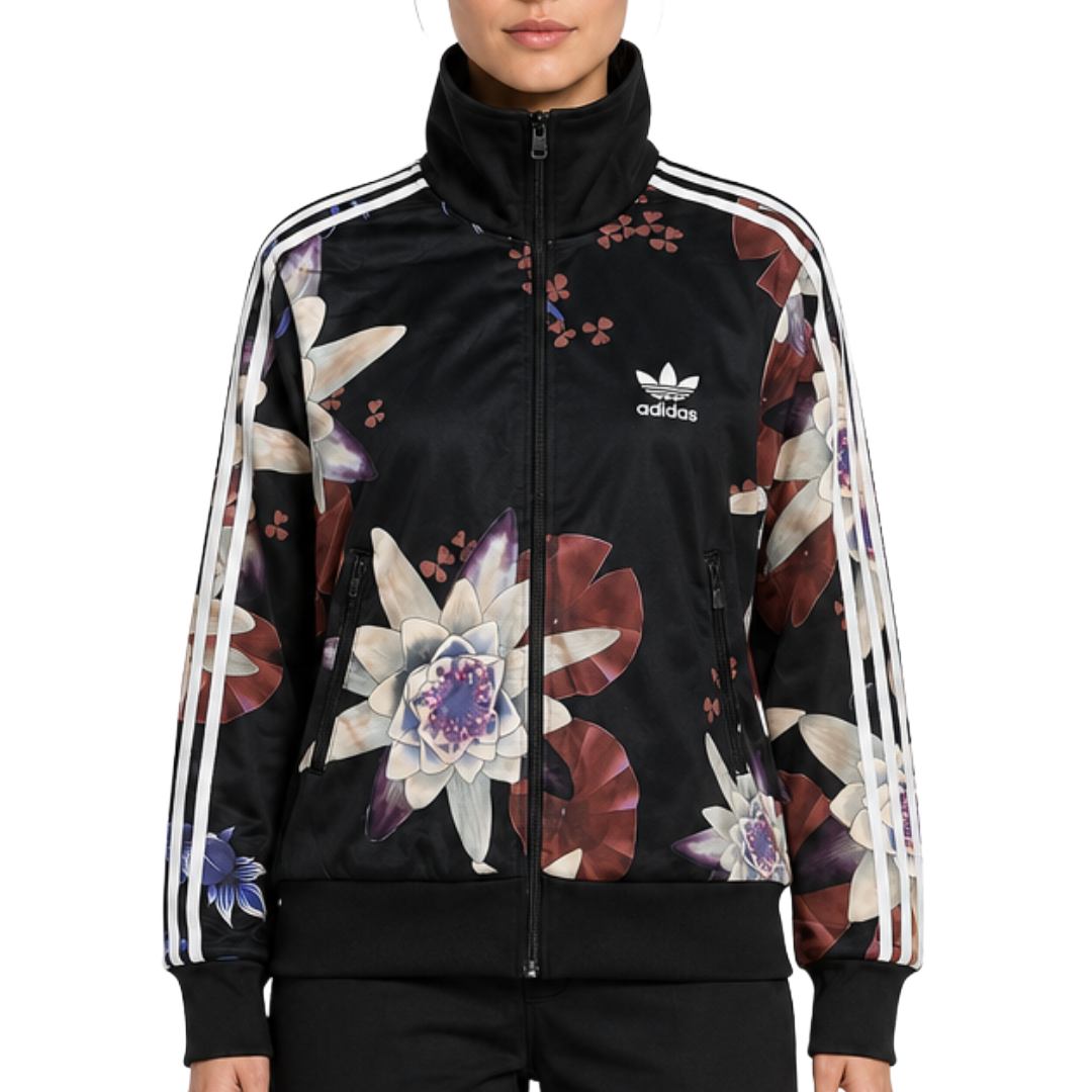 adidas アディダス LOTUS PRINT TT トラックジャケット 花柄 S