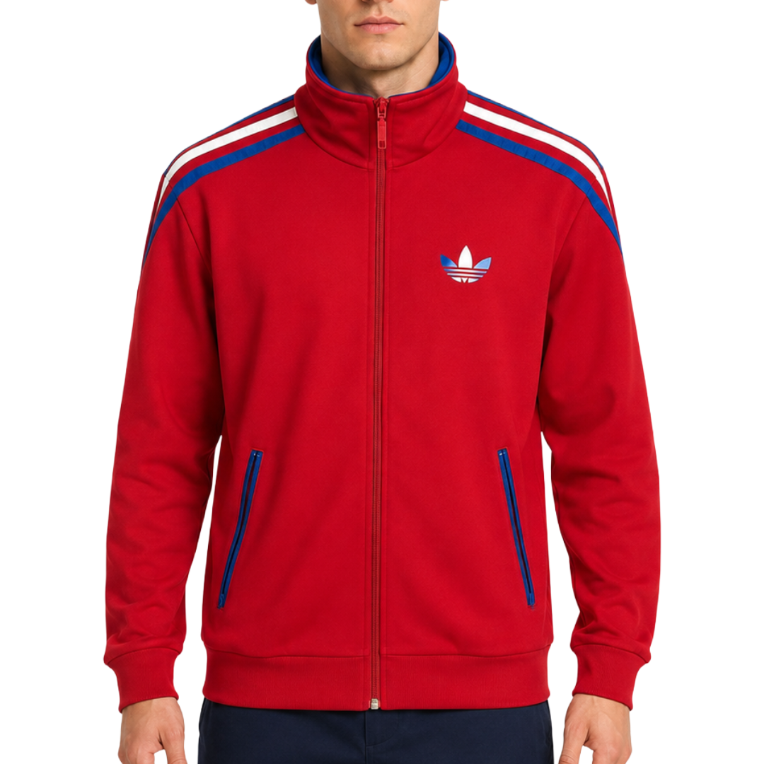 adidas アディダス ファイヤーバード トラックジャケット 赤 L