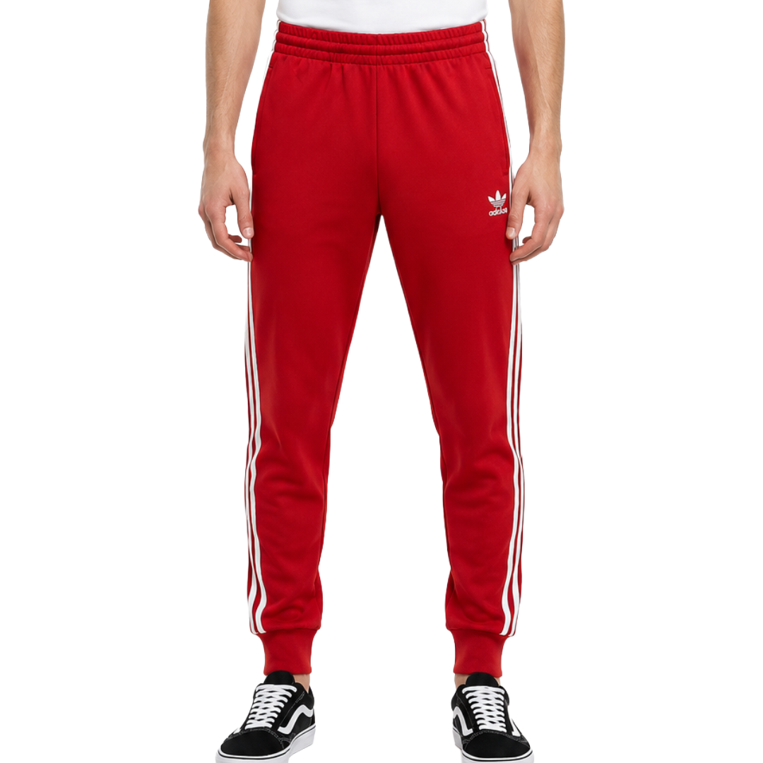 adidas アディダス トラックパンツ ジョガーパンツ レッド 2XL