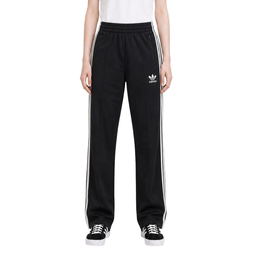 adidas アディダス トラックパンツ ジャージ トレフォイルロゴ ブラック M