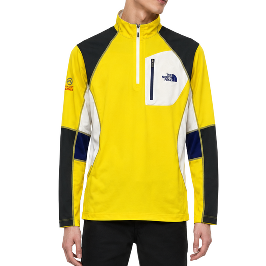 THE NORTH FACE ノースフェイス サミット ハーフジップ 黄黒 XS