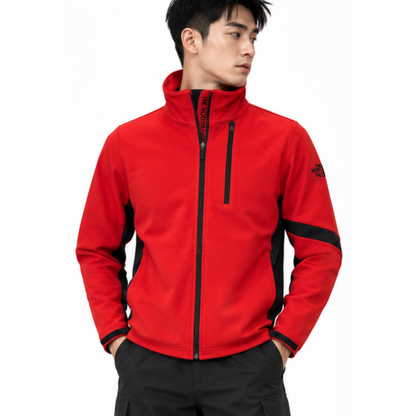 THE NORTH FACE ノースフェイス ソフトシェルジャケット レッド S