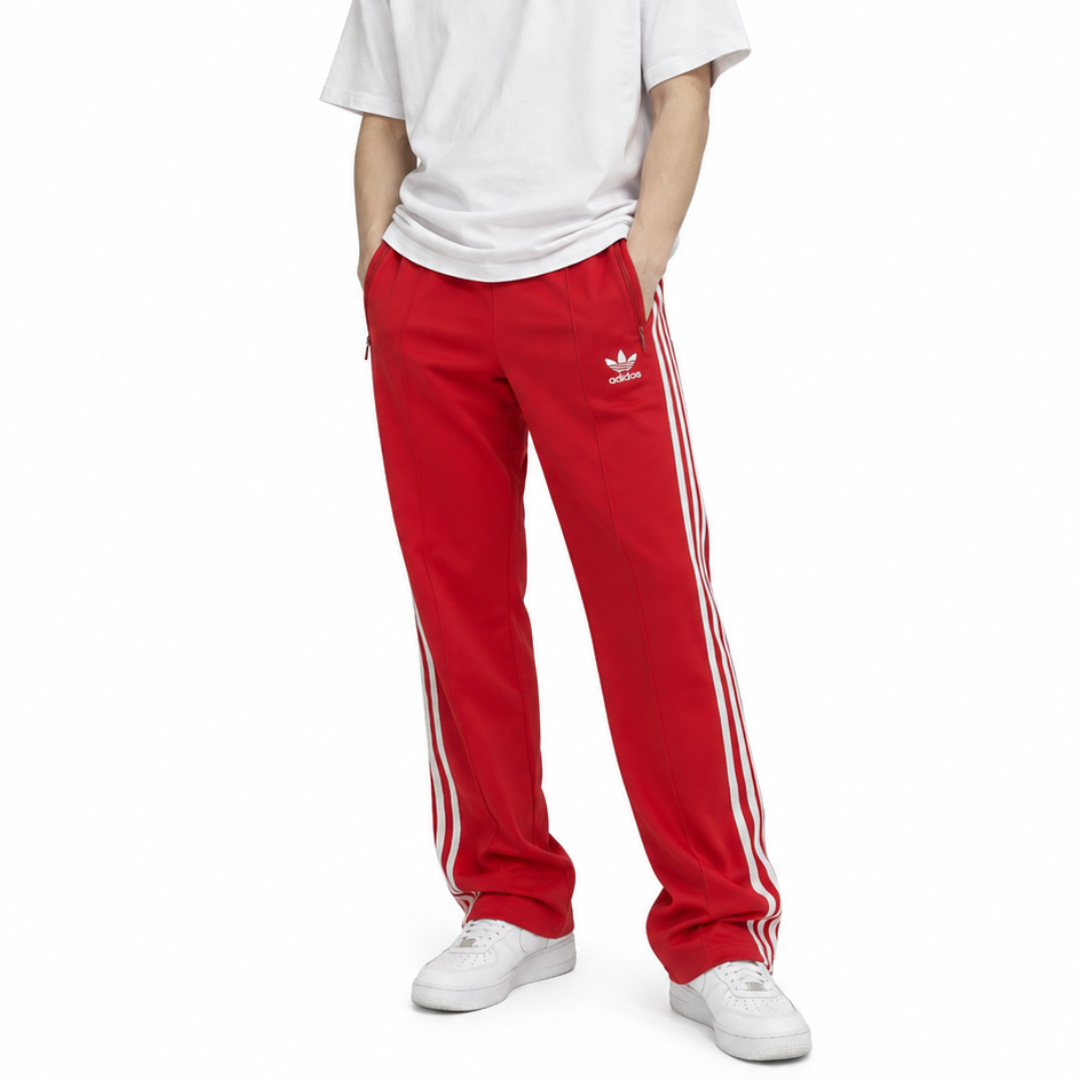 adidas アディダス ヨーロッパシリーズ トラックパンツ レッド L