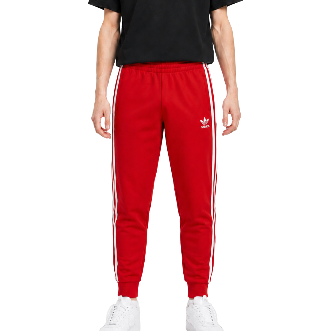 adidas アディダス スーパースター ジョガーパンツ 赤 M