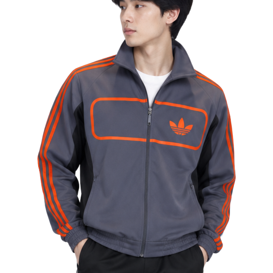 adidas アディダス STREET DIVER トラックジャケット グレー L