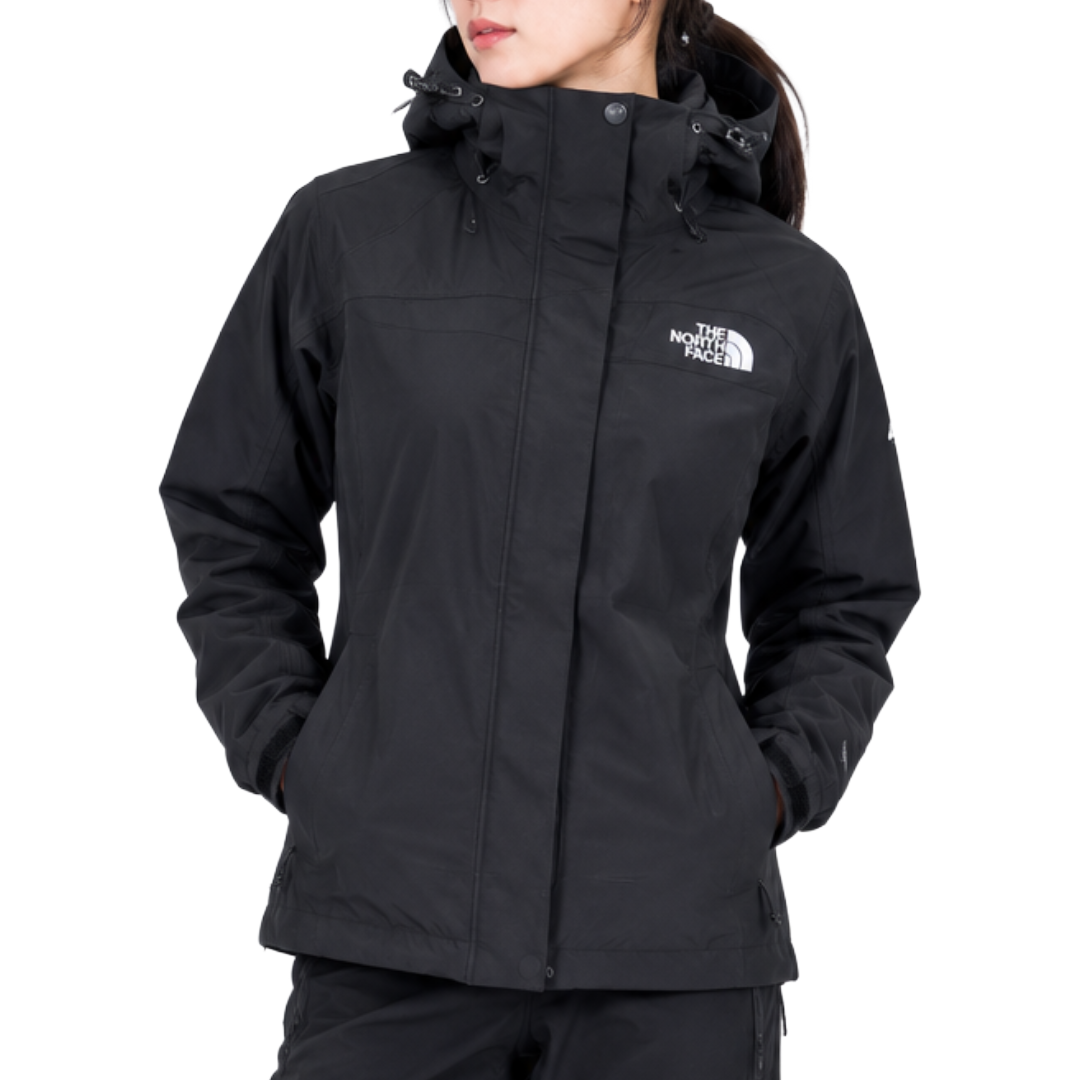THE NORTH FACE ノースフェイス HYVENT マウンテンパーカー ブラック L