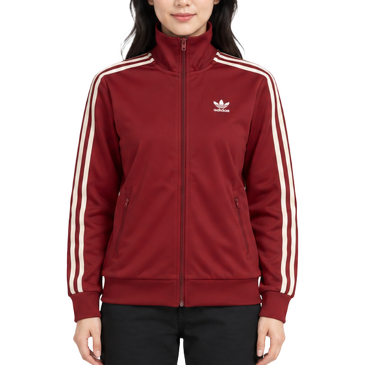 adidas アディダス トラックジャケット ボルドー トレフォイル XS