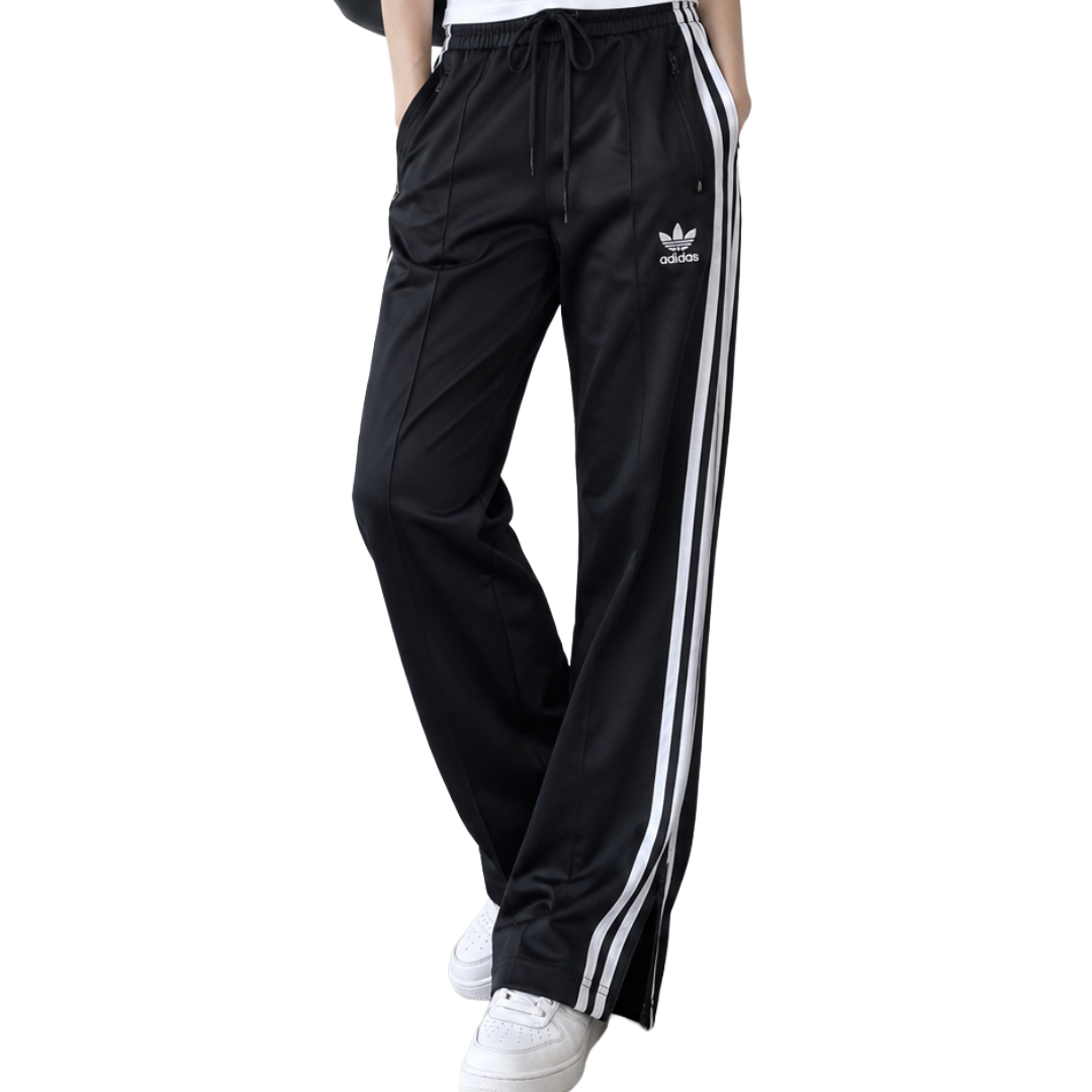 adidas アディダス トラックパンツ トレフォイルロゴ ジャージ ブラック S