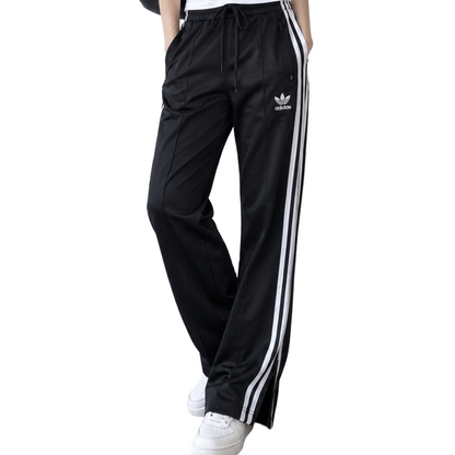 adidas アディダス トラックパンツ トレフォイルロゴ ジャージ ブラック S