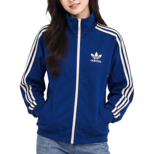 adidas アディダス ヨーロッパシリーズ トラックジャケット ジャージ ブルー M