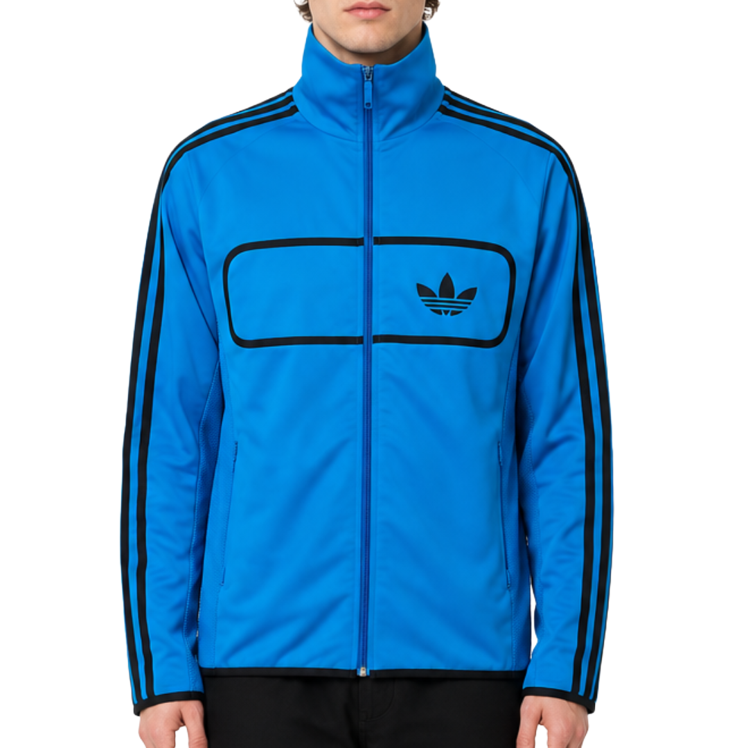 adidas アディダス ストリートダイバー トラックジャケット ブルー×ブラック  M