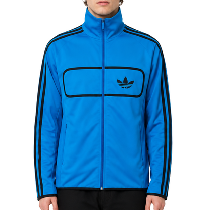 adidas アディダス ストリートダイバー トラックジャケット ブルー×ブラック  M