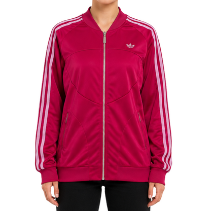 adidas アディダス トラックジャケット ジャージ ピンク L