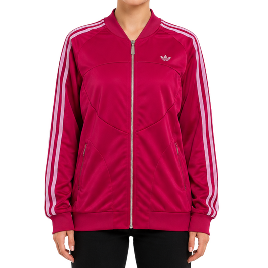 adidas アディダス トラックジャケット ジャージ ピンク L