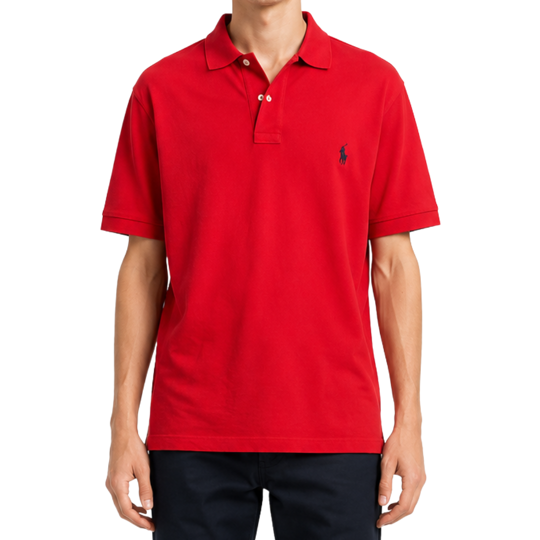 POLO RALPH LAUREN ポロ ラルフローレン ポロシャツ レッド 半袖 XL