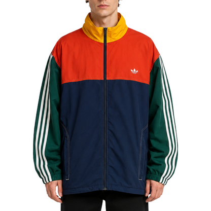 adidas アディダス ナイロンジャケット マルチカラー L