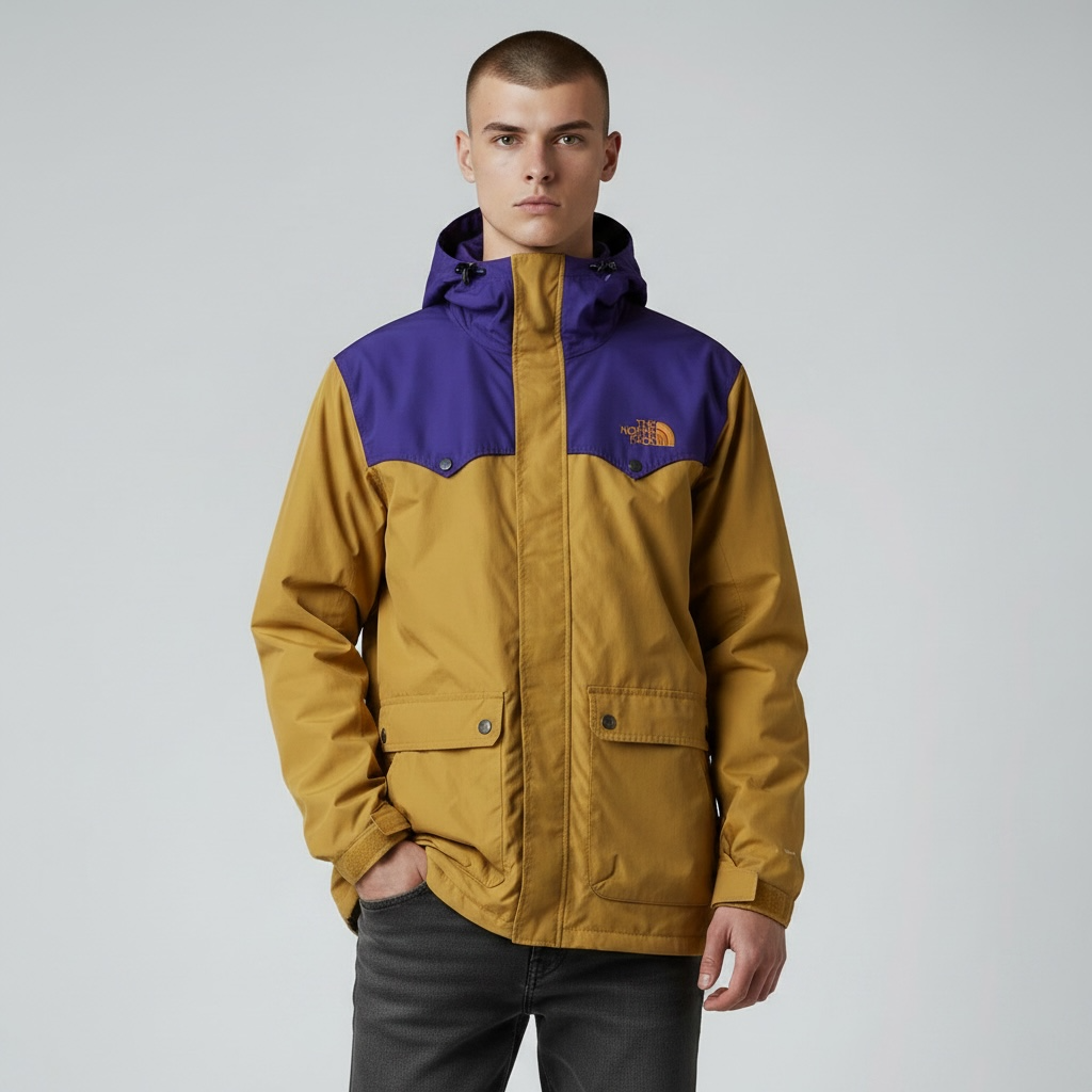 THE NORTH FACE 拼色冲锋衣 M码