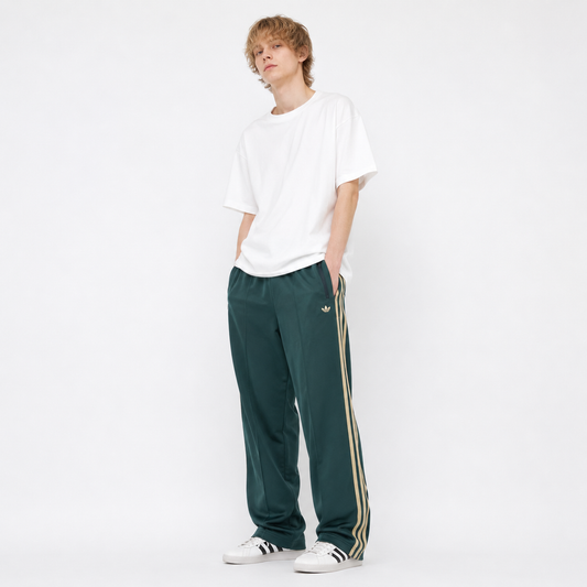 adidas アディダス ジャージ ベッケンバウアーシリーズ トラックパンツ  深緑  カーキ L