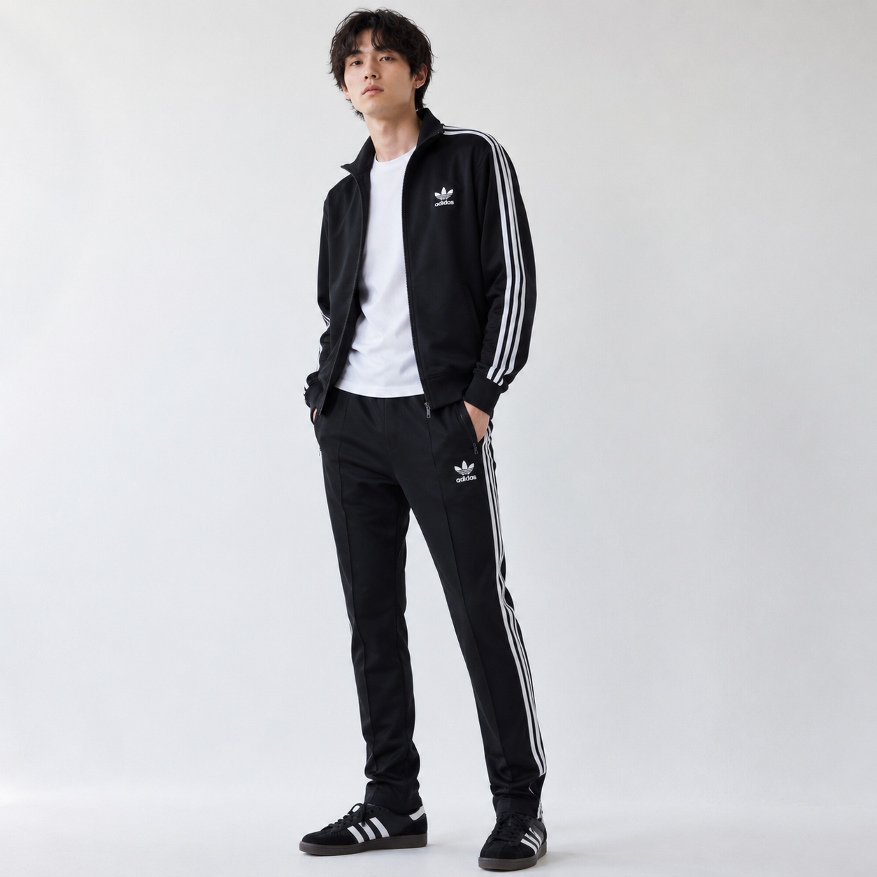 adidas アディダス ジャージ ファイヤーバード ブラック S-M相当