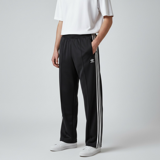 adidas アディダス トラックパンツ ジャージ 黒 ブラック XXL