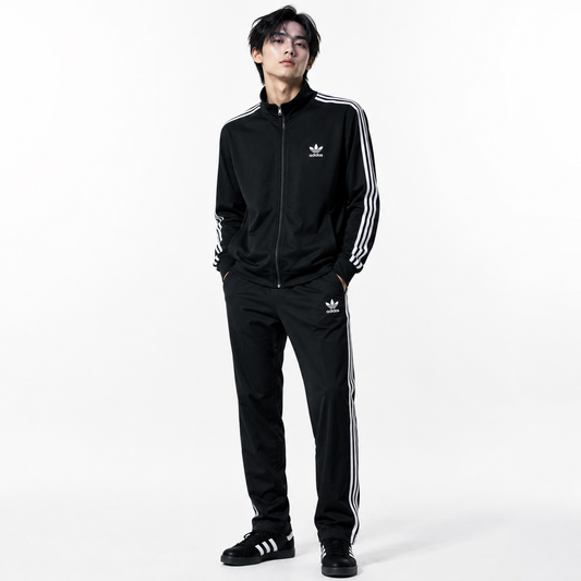 adidas アディダス トラックパンツ ジャージ ファイヤーバード ブラック M