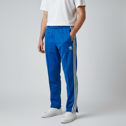 adidas アディダス トラックパンツ ファイヤーバード ブルー M