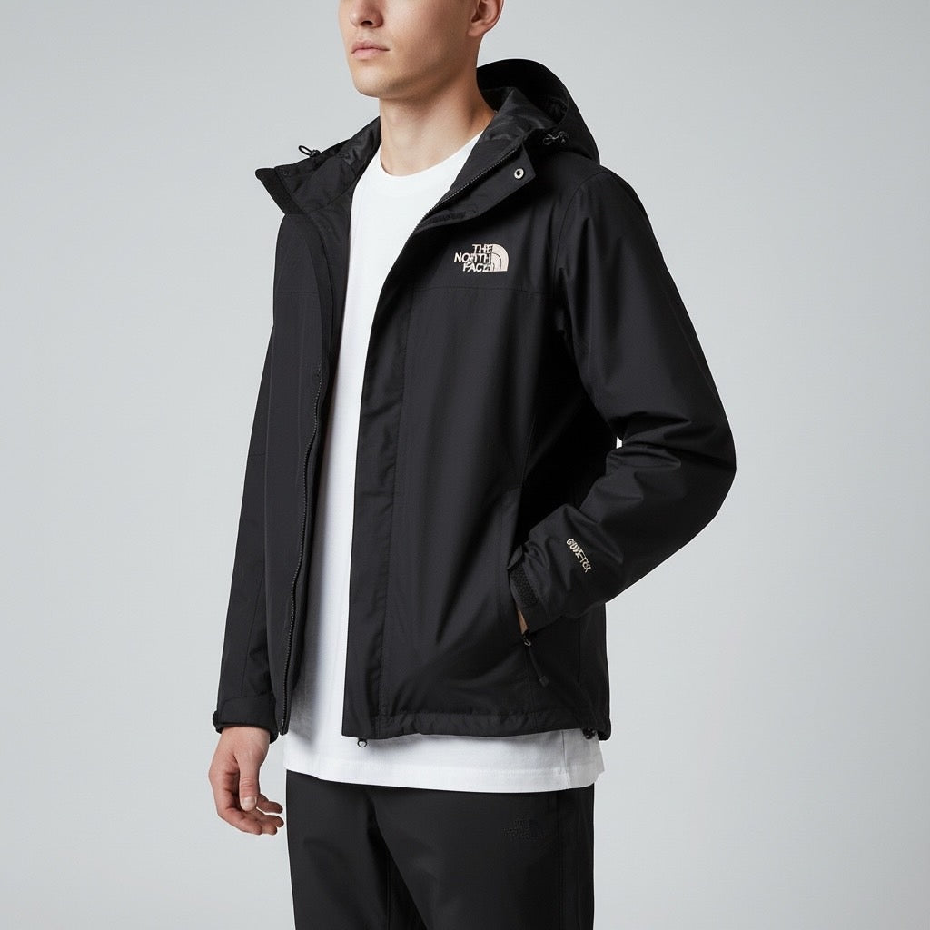 北面 GORE-TEX 冲锋衣 黑色 XL