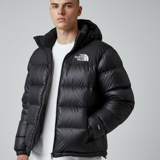 THE NORTH FACE 北面 努普西 羽绒服 男士 黑色 DW0001 S