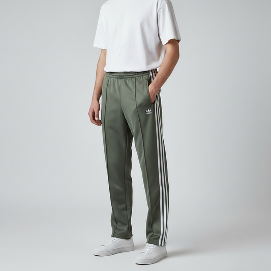 adidas アディダス トラックパンツ ファイヤーバード カーキ色 S