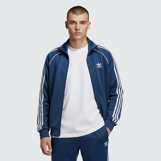adidas アディダス トラックジャケット ファイヤーバード 淡いネイビー XS