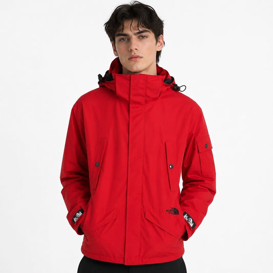 THE NORTH FACE Mountain Parka White Label Red S