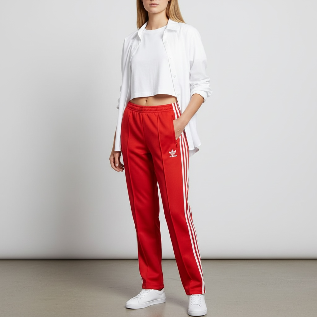 adidas 아디다스 트랙팬츠 파이어버드 레드 S
