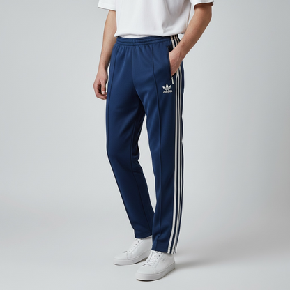adidas 아디다스 트랙팬츠 저지 트레포일 로고 네이비 S