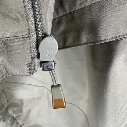 THE NORTH FACE WINDSTOPPER Mountain Parka Khaki Gray x Yellow XL