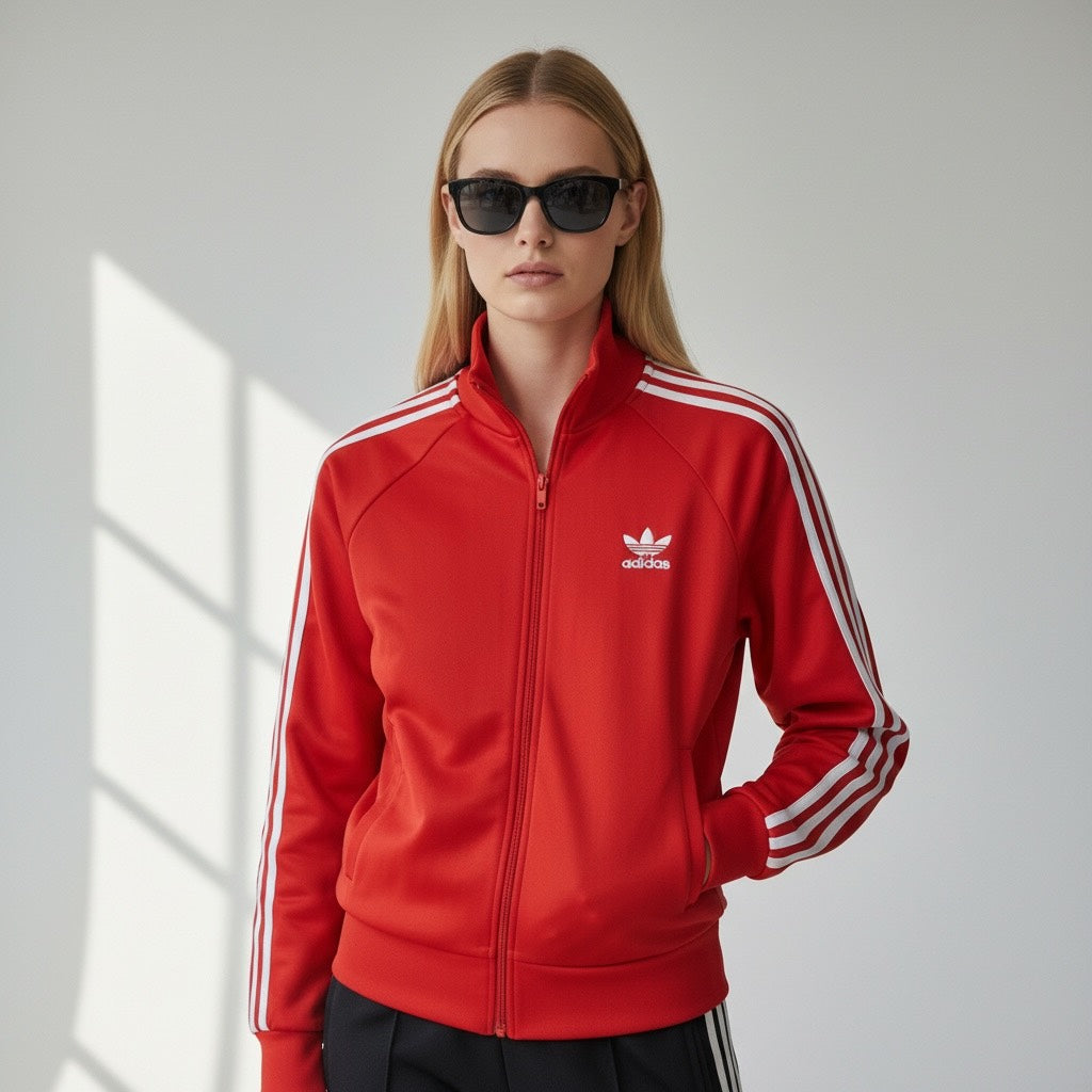 adidas トラックジャケット レッド – RE-USE TOKYO