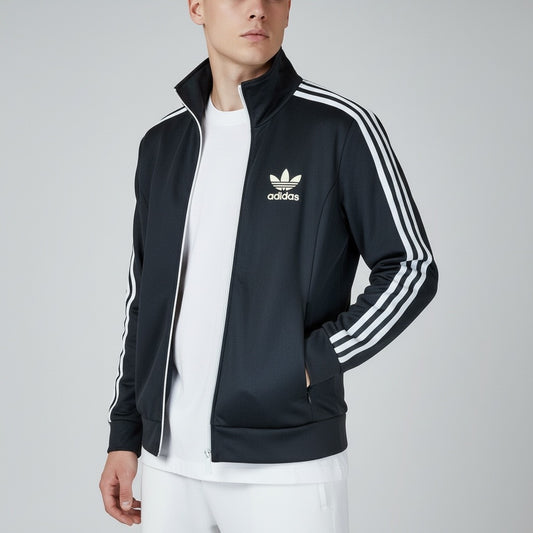 adidas アディダス トラックジャケット ファイヤーバード 黒 L