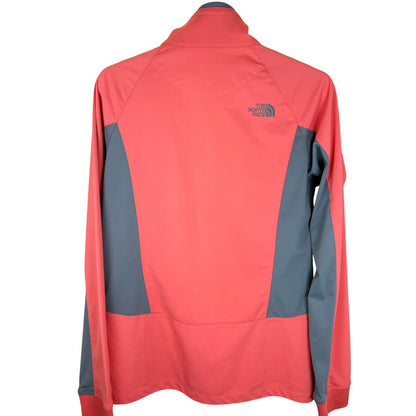 THE NORTH FACE ソフトシェルジャケットサーモンピンク レディース XL(LL)