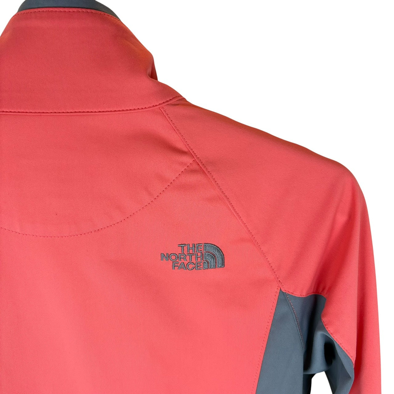 THE NORTH FACE ソフトシェルジャケットサーモンピンク レディース XL(LL)