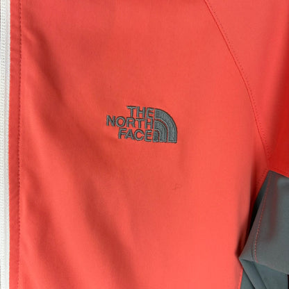 THE NORTH FACE ソフトシェルジャケットサーモンピンク レディース XL(LL)