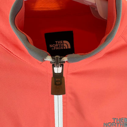 THE NORTH FACE ソフトシェルジャケットサーモンピンク レディース XL(LL)