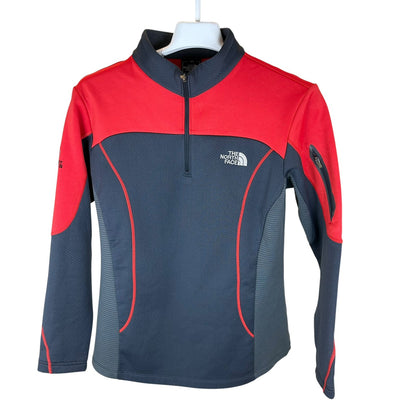 THE NORTH FACE サミットシリーズ ハーフジップミッドレイヤー  レッドx黒 M