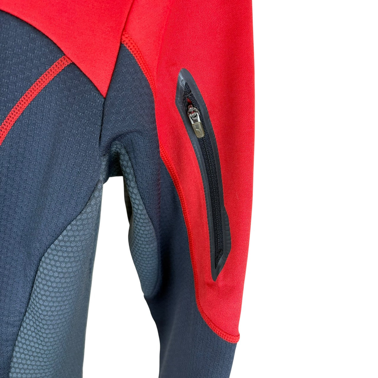 THE NORTH FACE サミットシリーズ ハーフジップミッドレイヤー  レッドx黒 M