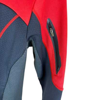 THE NORTH FACE サミットシリーズ ハーフジップミッドレイヤー  レッドx黒 M