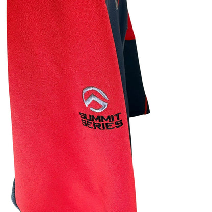THE NORTH FACE サミットシリーズ ハーフジップミッドレイヤー  レッドx黒 M